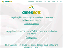 Tablet Screenshot of dufeksoft.com